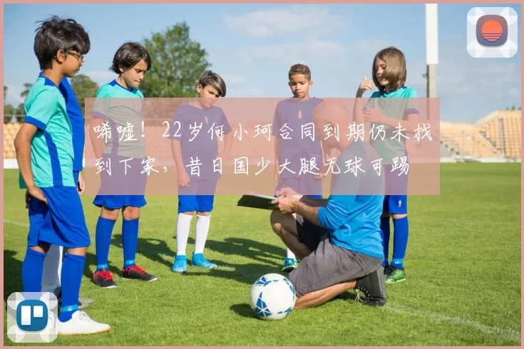 唏嘘！22岁何小珂合同到期仍未找到下家，昔日国少大腿无球可踢